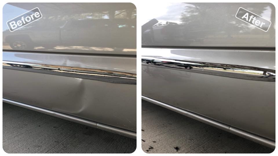 Passenger Door through the molding